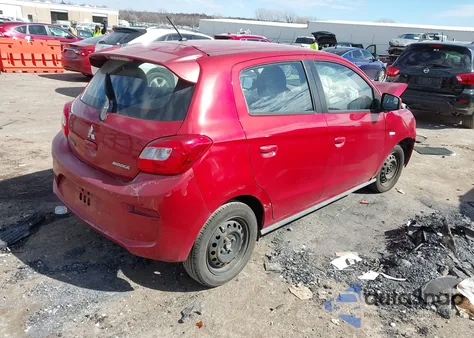 2017 Mitsubishi Mirage Es z USA, uszkodzony, nr VIN ML32A3HJ8HH003183